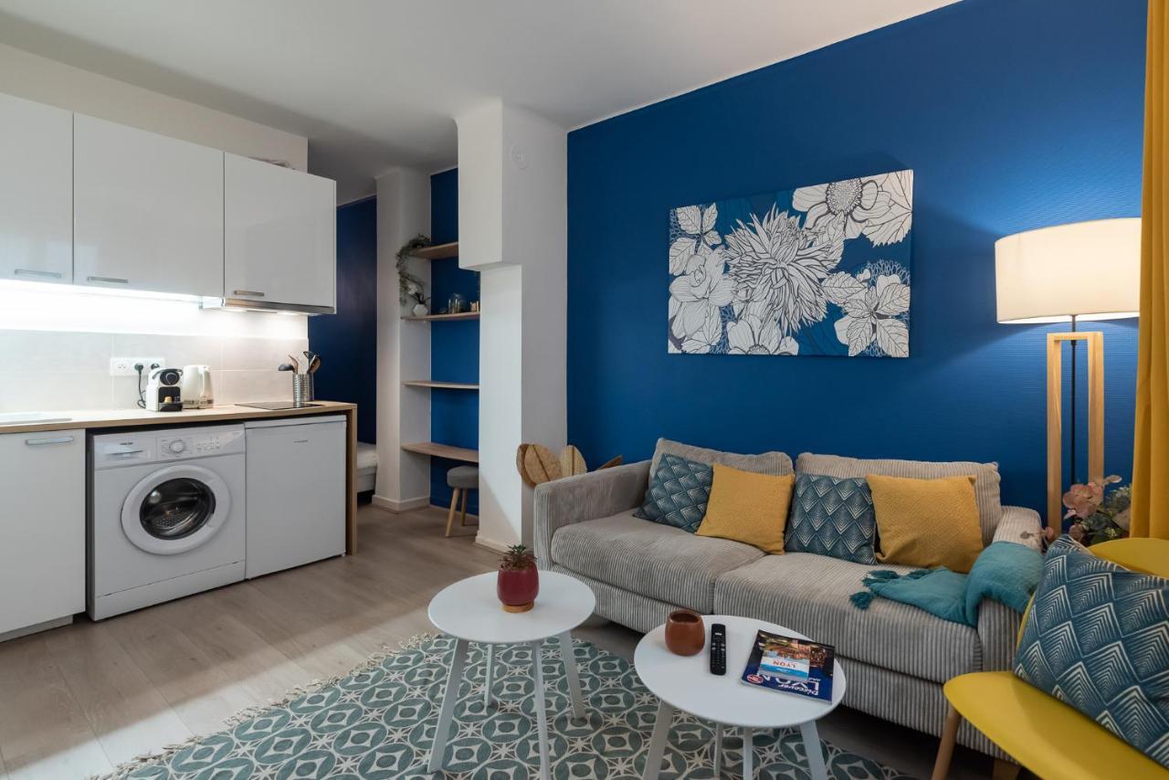 Studio Blue Confort , Proche Gare Part Dieu Villeurbanne Exterior foto